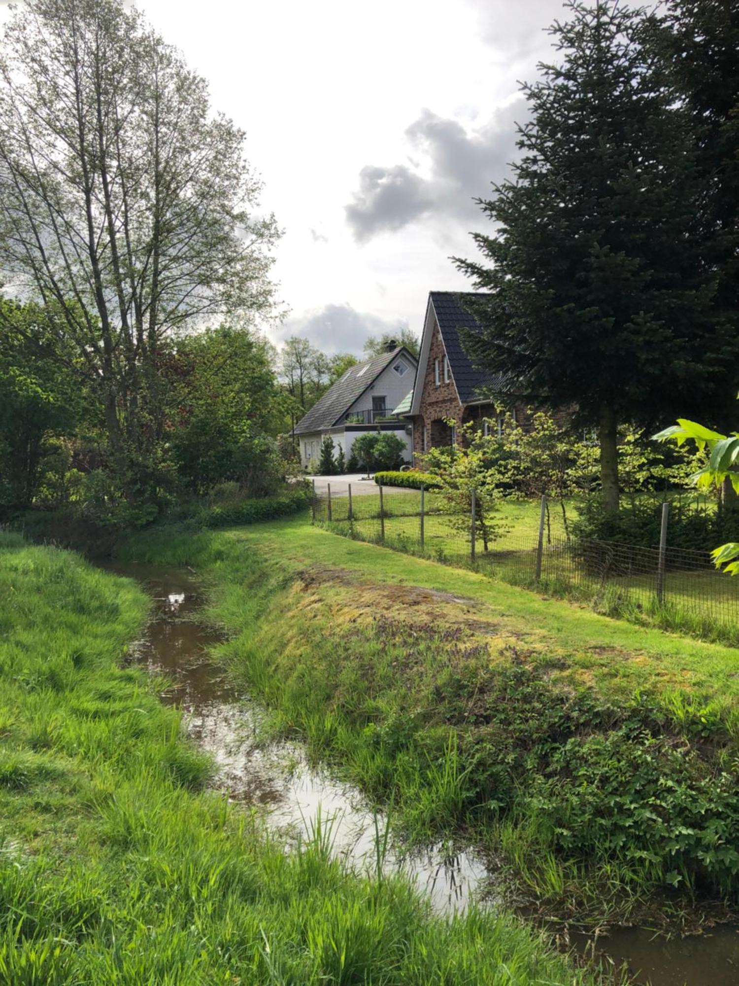 Attraktives Landhaus Naehe Bremen Stuhr Bagian luar foto